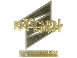 Sticker | kraghen (Gold) | Copenhagen 2024
