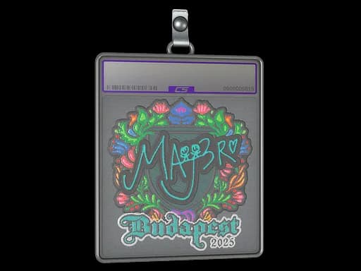 Sticker Slab | MAJ3R (Embroidered) | Budapest 2025