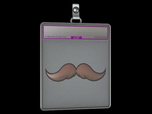 Sticker Slab | Mustachio (Foil)