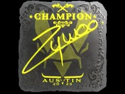 Sticker | ZywOo (Foil, Champion) | Austin 2025