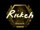Sticker | Rickeh (Gold) | London 2018 CS2 skin