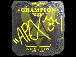 Sticker | apEX (Foil, Champion) | Austin 2025