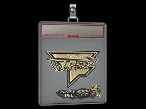 Sticker Slab | Twistzz (Gold) | Antwerp 2022