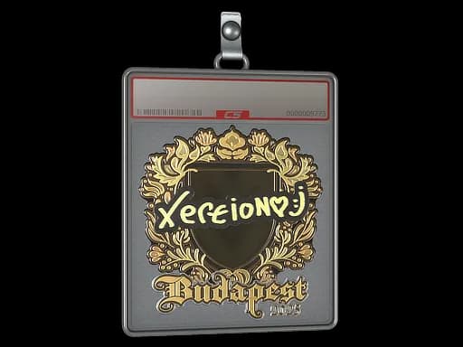 Sticker Slab | xertioN (Gold) | Budapest 2025