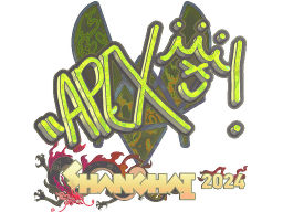 Sticker | apEX (Holo) | Shanghai 2024