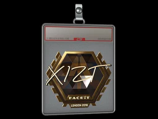Sticker Slab | Xizt (Gold) | London 2018
