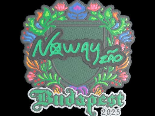 Sticker | noway (Embroidered) | Budapest 2025