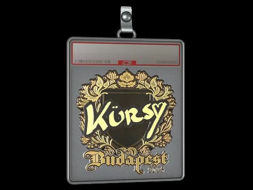 Sticker Slab | Kursy (Gold) | Budapest 2025