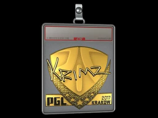 Sticker Slab | KRIMZ (Gold) | Krakow 2017