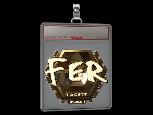 Sticker Slab | fer (Gold) | London 2018