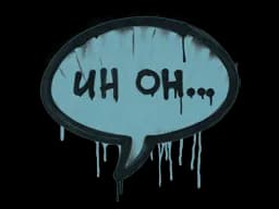 Sealed Graffiti | Uh Oh (Wire Blue)