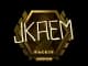 Sticker | jkaem (Gold) | London 2018 CS2 skin